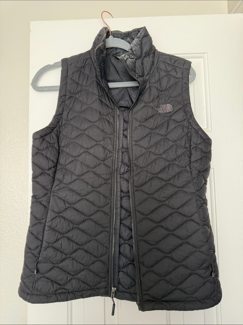 The North Face Thermoball Eco Women's Black Quilted Insulated Vest size small
